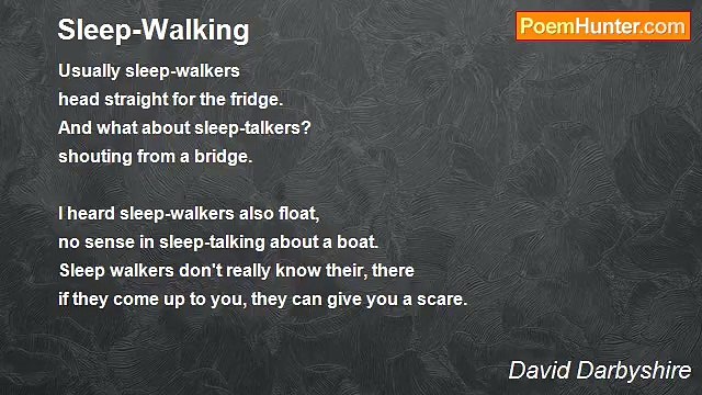 David Darbyshire - Sleep-Walking