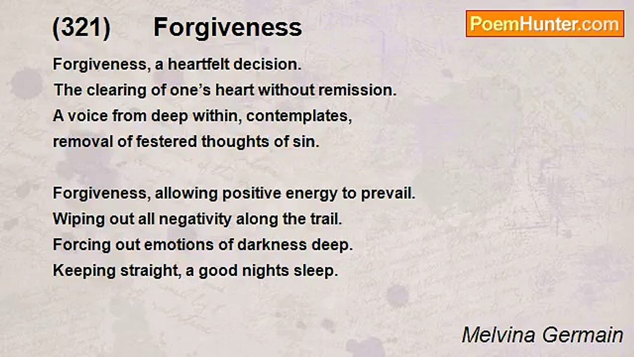 Melvina Germain - (321)      Forgiveness