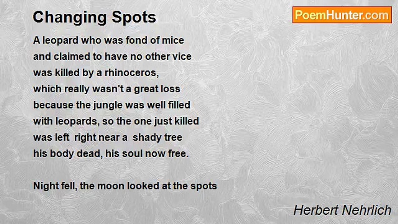 Herbert Nehrlich - Changing Spots