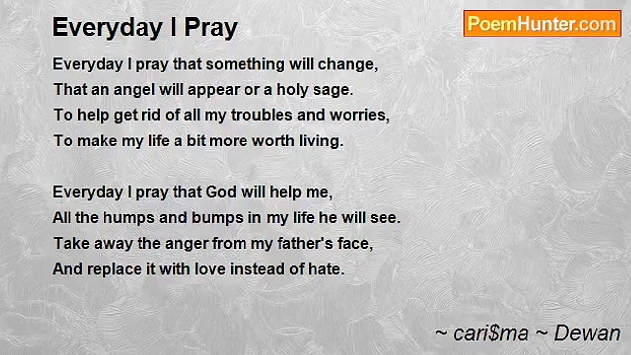 ~ cari$ma ~ Dewan - Everyday I Pray