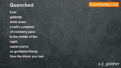s./j. goldner - Quenched