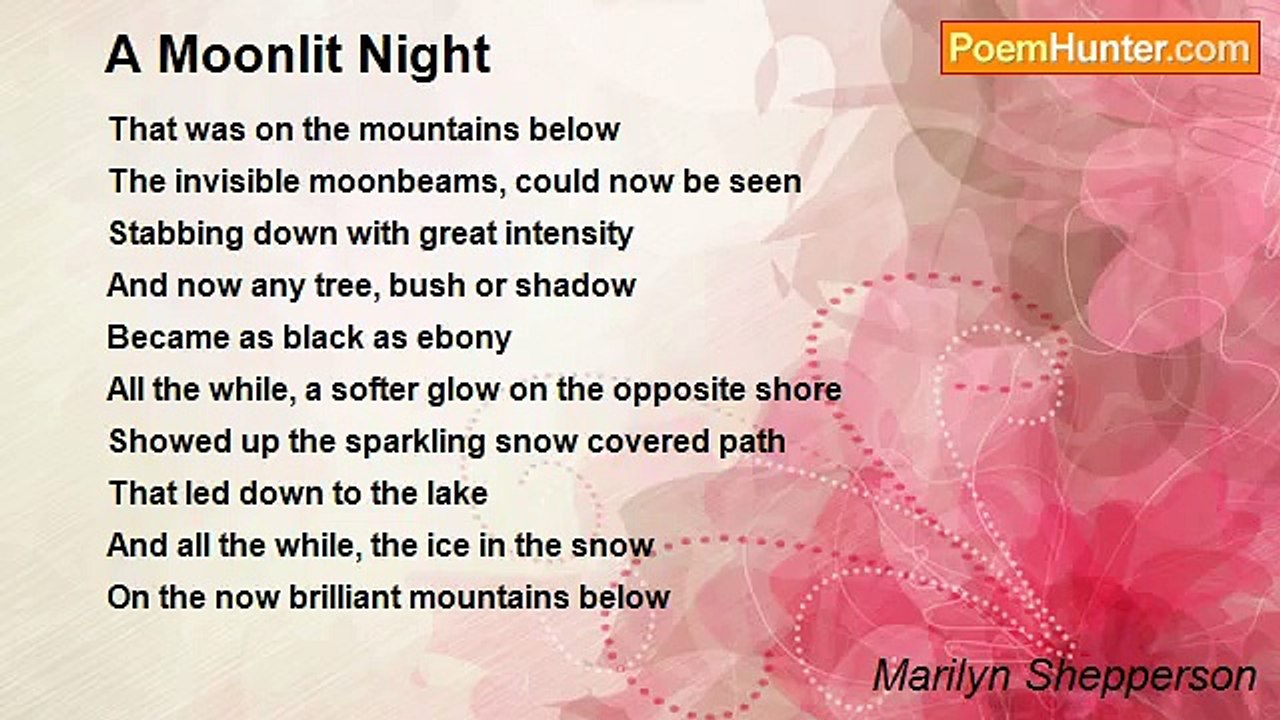 Marilyn Shepperson - A Moonlit Night