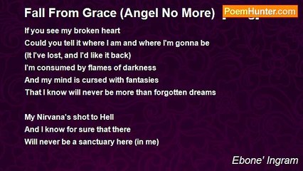 Ebone' Ingram - Fall From Grace (Angel No More)  [song]