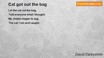 David Darbyshire - Cat got out the bag