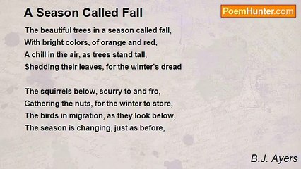 B.J. Ayers - A Season Called Fall