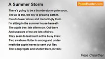 Pete Crowther - A Summer Storm