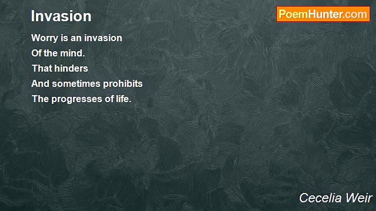 Cecelia Weir - Invasion