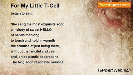 Herbert Nehrlich - For My Little T-Cell