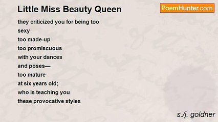 s./j. goldner - Little Miss Beauty Queen