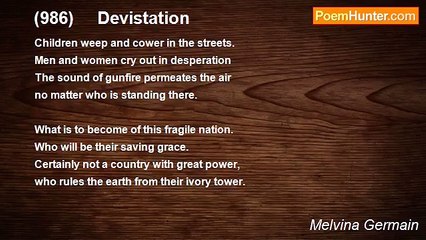 Melvina Germain - (986)     Devistation