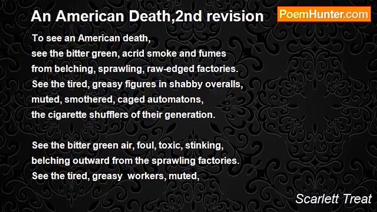 Scarlett Treat - An American Death,2nd revision