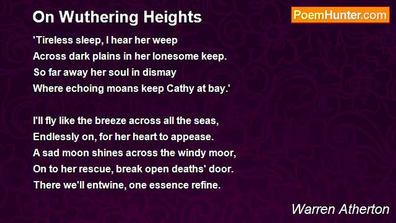 Warren Atherton - On Wuthering Heights