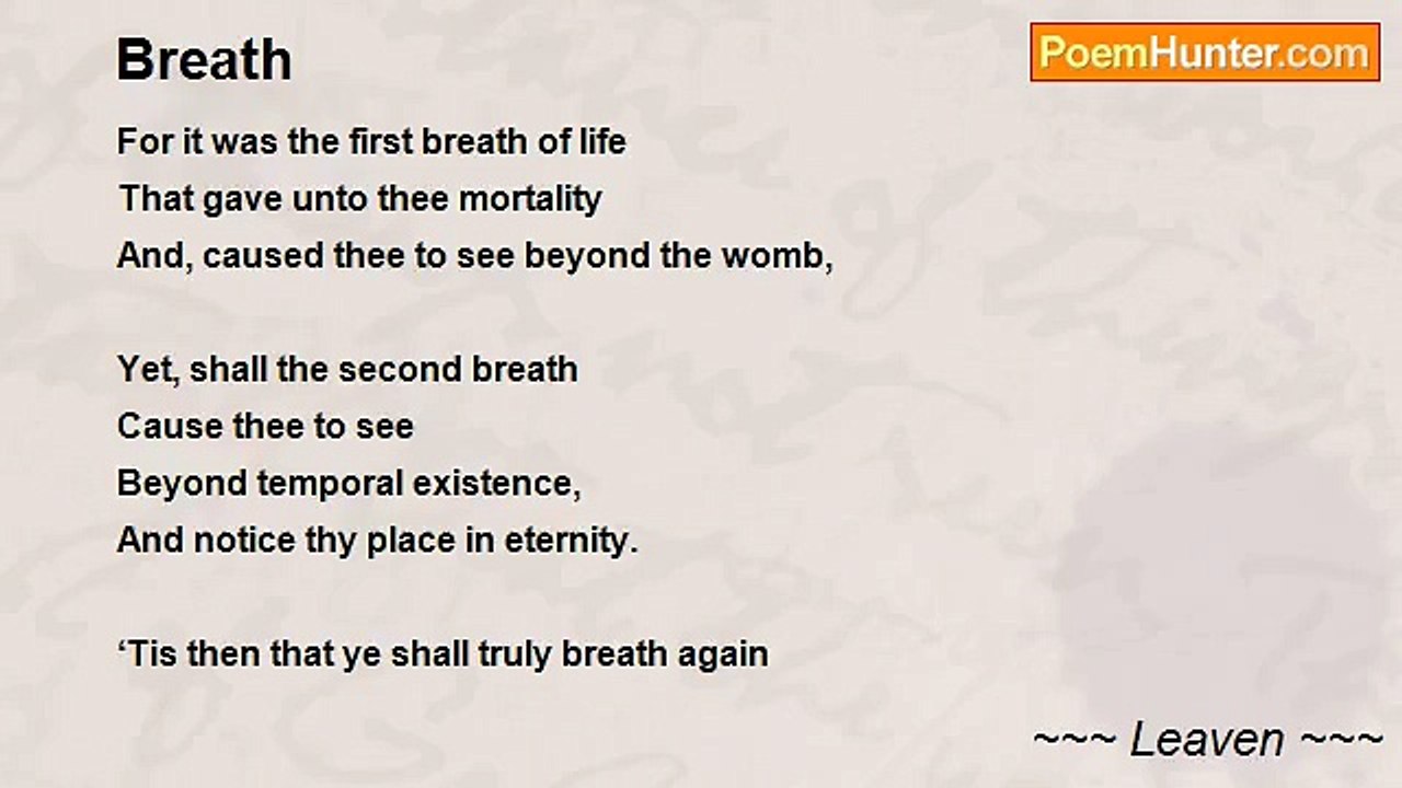 ~~~ Leaven ~~~ - Breath