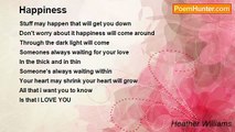 Heather Williams - Happiness