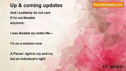 s./j. goldner - Up & coming updates