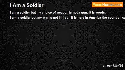 Lore Me34 - I Am a Soldier