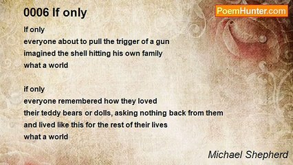 Michael Shepherd - 0006 If only