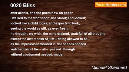 Michael Shepherd - 0020 Bliss