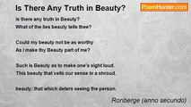 Ronberge (anno secundo) - Is There Any Truth in Beauty?