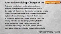 Professor Poetry Hound - Alternative voicing: Charge of the Lightweight Brigade