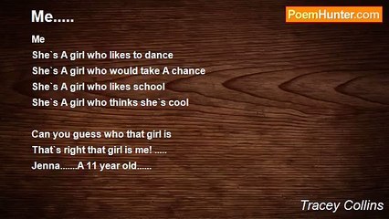 Tracey Collins - Me.....