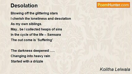 Kolitha Lelwala - Desolation