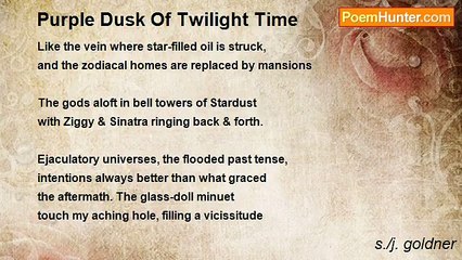 s./j. goldner - Purple Dusk Of Twilight Time