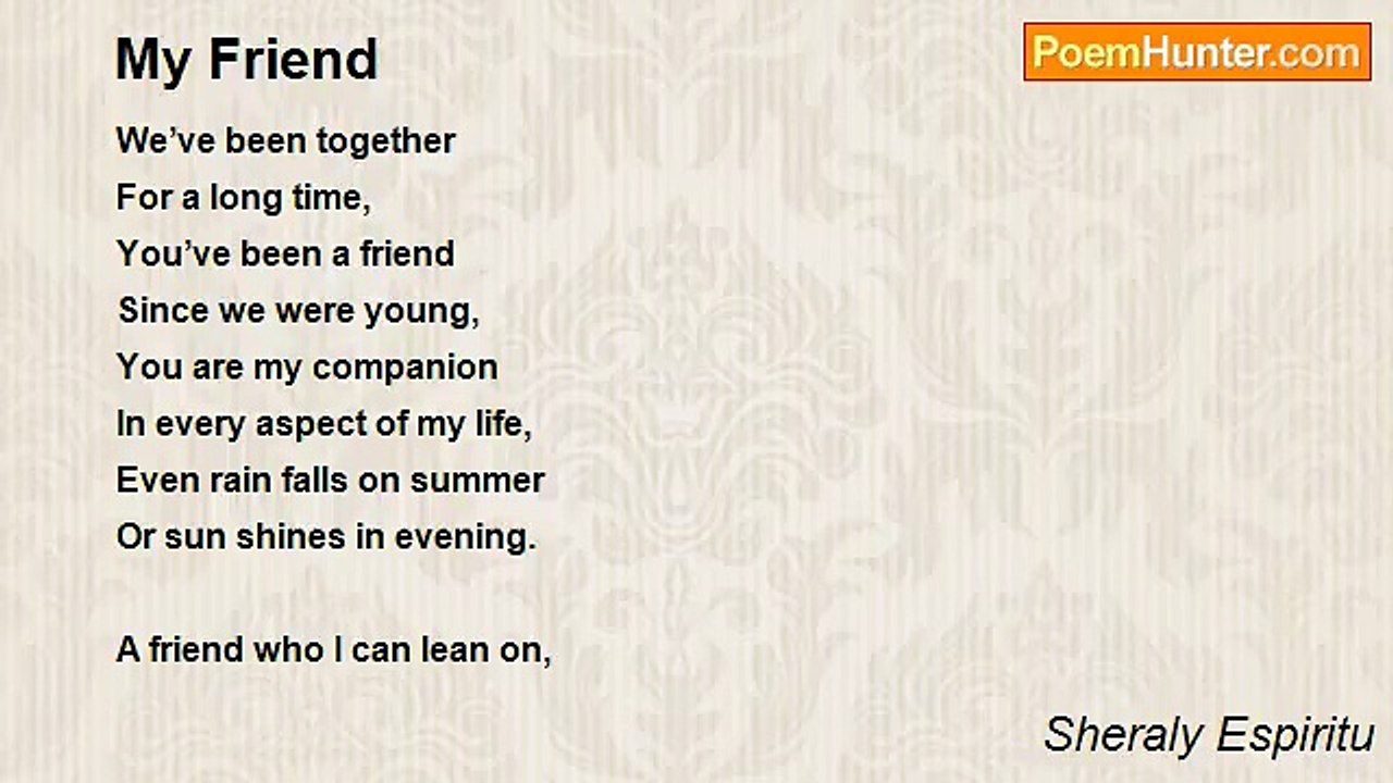 Sheraly Espiritu - My Friend