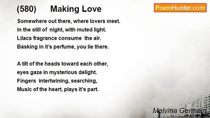 Melvina Germain - (580)      Making Love