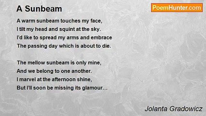 Jolanta Gradowicz - A Sunbeam