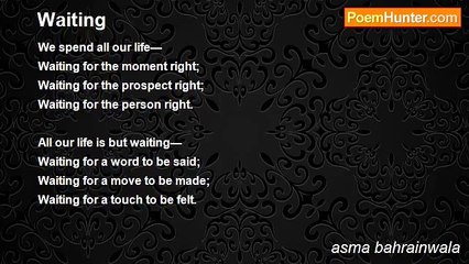 asma bahrainwala - Waiting