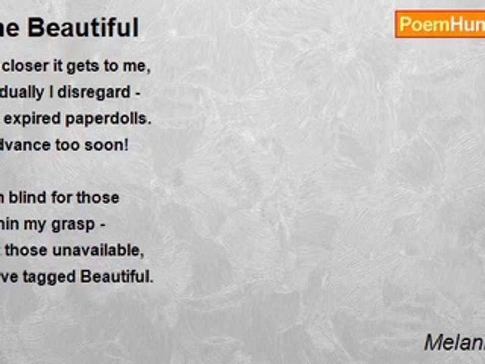 Melanie Agua - The Beautiful