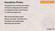 Linda Ori - Hasslefree Poetry