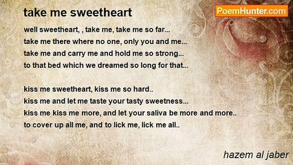 hazem al jaber - take me sweetheart