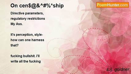 s./j. goldner - On cen$@&^#%*ship