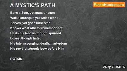 Ray Lucero - A MYSTIC'S PATH