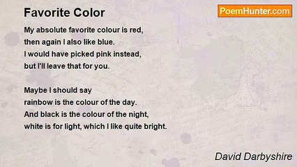 David Darbyshire - Favorite Color