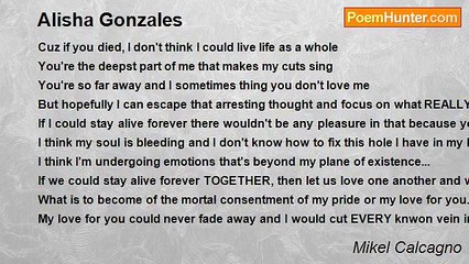 Mikel Calcagno - Alisha Gonzales