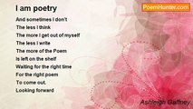 Ashleigh Gaffney - I am poetry