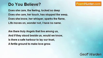 Geoff Warden - Do You Believe?