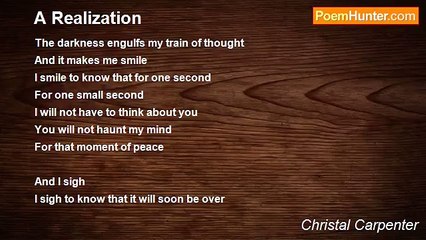Christal Carpenter - A Realization