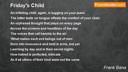 Frank Bana - Friday's Child