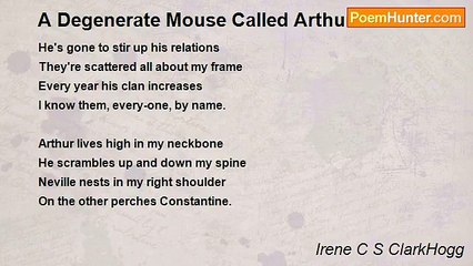 Irene C S ClarkHogg - A Degenerate Mouse Called Arthur