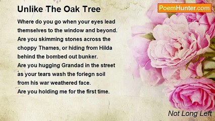 Not Long Left - Unlike The Oak Tree