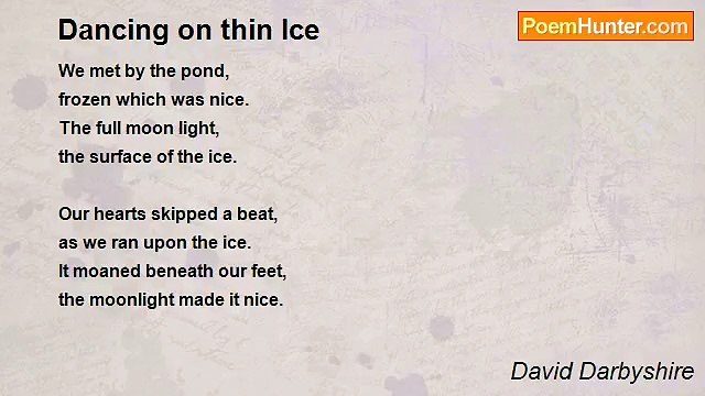 David Darbyshire - Dancing on thin Ice