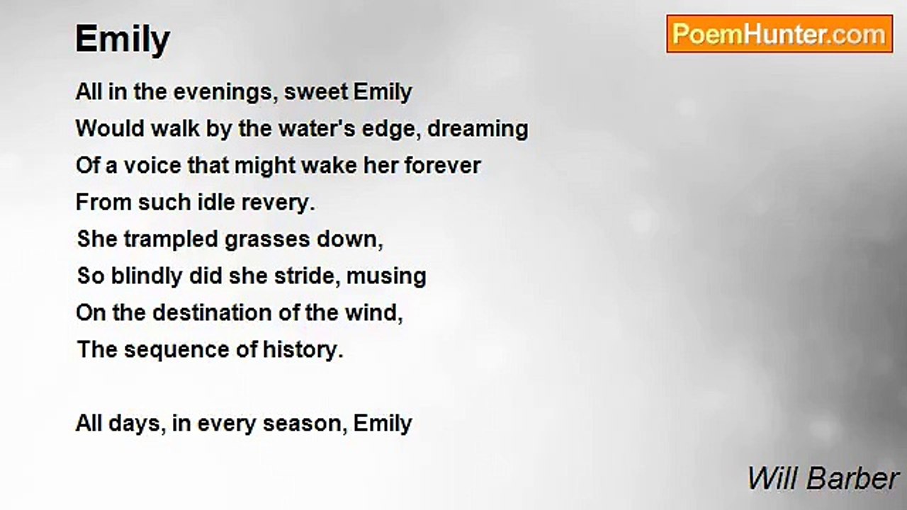 Will Barber - Emily