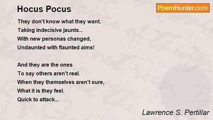 Lawrence S. Pertillar - Hocus Pocus