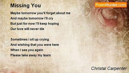 Christal Carpenter - Missing You