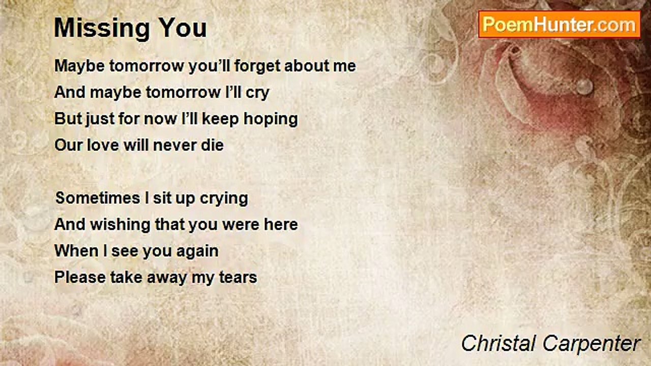 Christal Carpenter - Missing You
