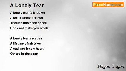 Megan Dugan - A Lonely Tear